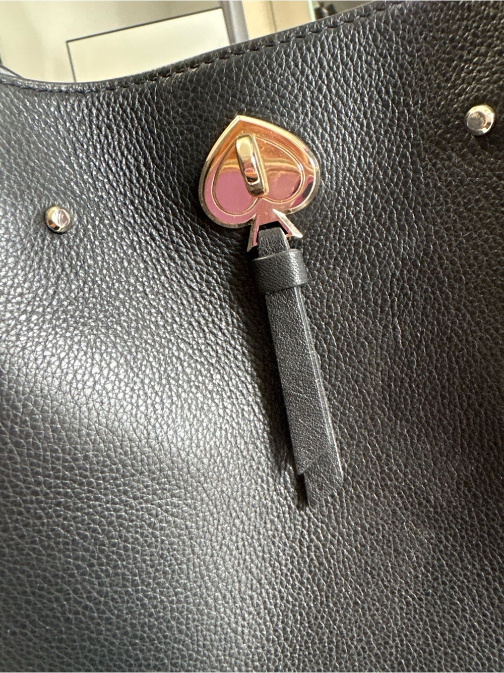 kate spade Black Pebbled Leather Shoulder Bucket Bag - Picture 3 of 7